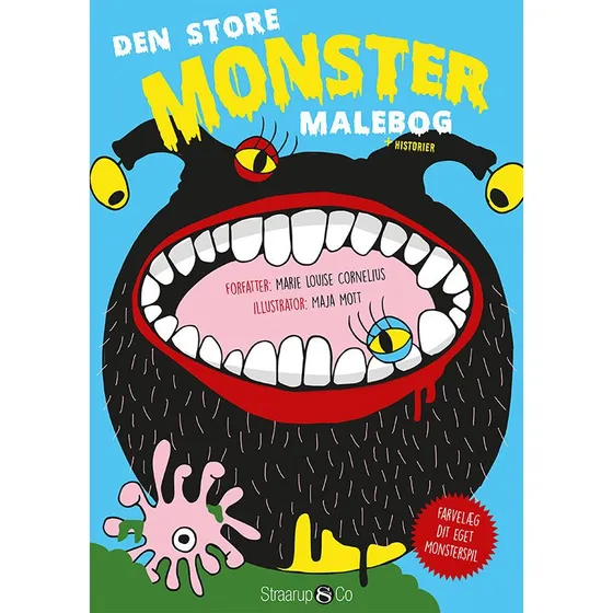 Marie Louise Cornelius - Den store monstermalebog