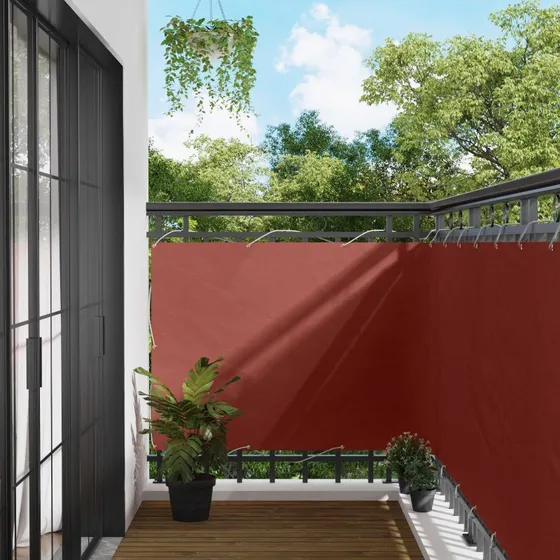 vidaXL Altan Skærm Terrakotta 110 x 500 cm
