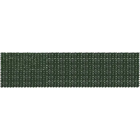 vidaXL Altanscreen med blade, mørkegrøn 600 x 150 cm
