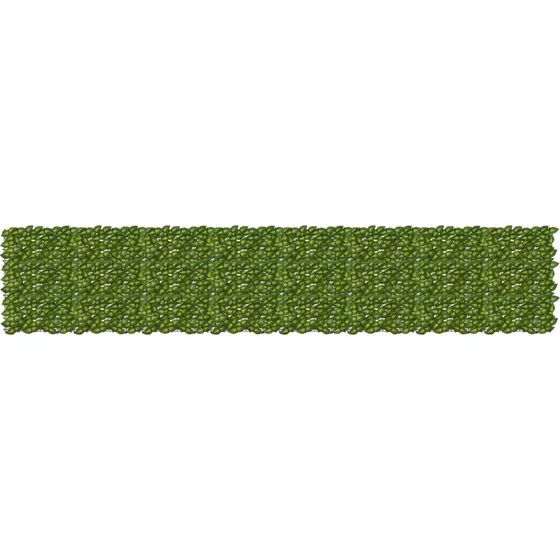 vidaXL Altanscreen med blade Grøn og Gul 400 x 75 cm