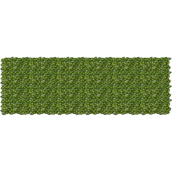 vidaXL Altanscreen med blade Grøn/Gul 300 x 100 cm