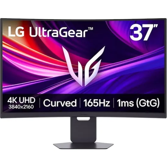 LG UltraGear 37G800A-B 37" 4K buet gaming-skærm, 165 Hz, 1 ms