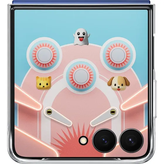 Samsung EF-ZF766CTEGWW Transparent Beskyttelsescover til Galaxy Z Flip7