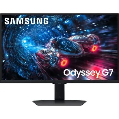 Samsung G70F 27" 4K UHD IPS-gaming-skærm, sort