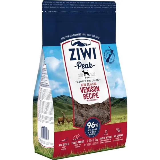 ZiwiPeak Dog Air-Dried Venison, 2,5 kg