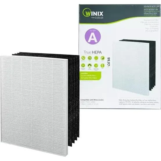 Winix Zero Filter A – 4 kulfiltre + HEPA-filter