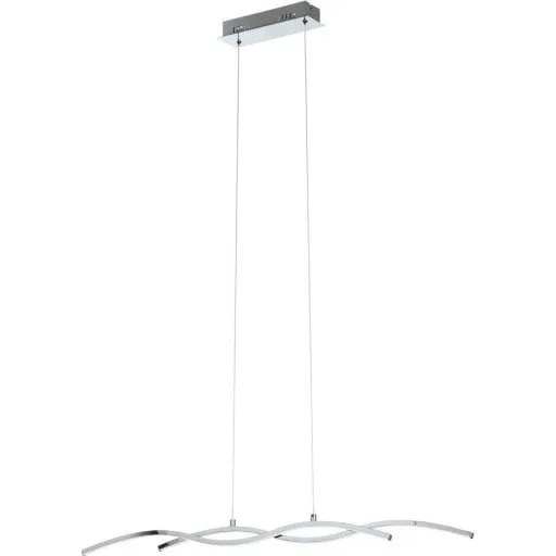 Eglo Lasana 2 langbordspendel 87 cm, krom med LED