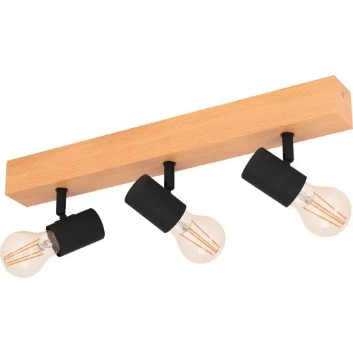 Eglo Townshend 3 spot loftlampe, sort
