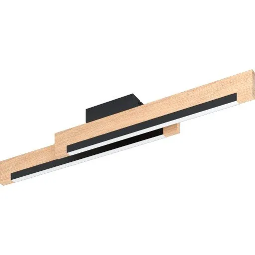 Eglo Camacho loftlampe, sort/brun