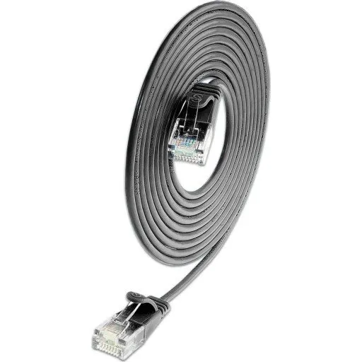 Net-com U/FTP Kat.6 1,5 m skærmet patchkabel, sort