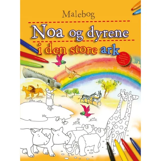 Noa og Dyrene i Den Store Ark – Malebog af Bethan James