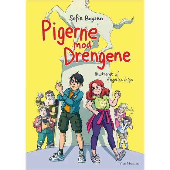 Pigerne mod drengene – humoristisk børnebog for 6-13 år
