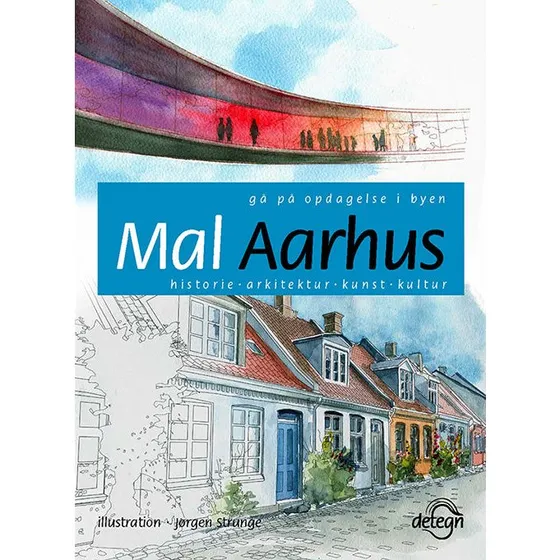 Mal Aarhus - Fortællende malebog med skattekort