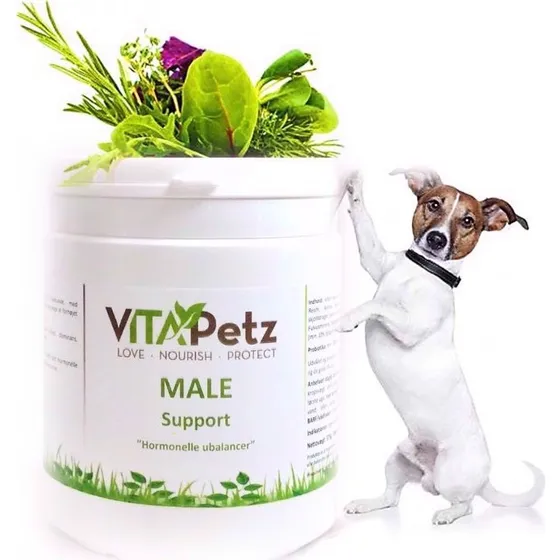 VitaPetz Male Support, 125g til hanhunde med hormonel ubalance