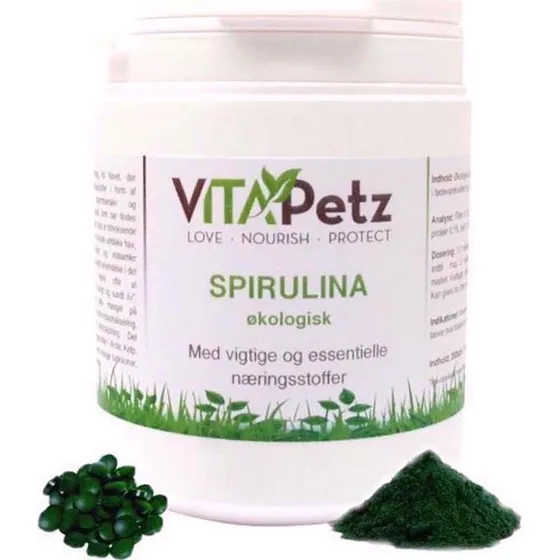 VitaPetz Spirulina Økologisk, 300 Tabletter