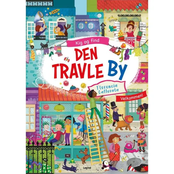 Kig og find - Den travle by - Børnebog