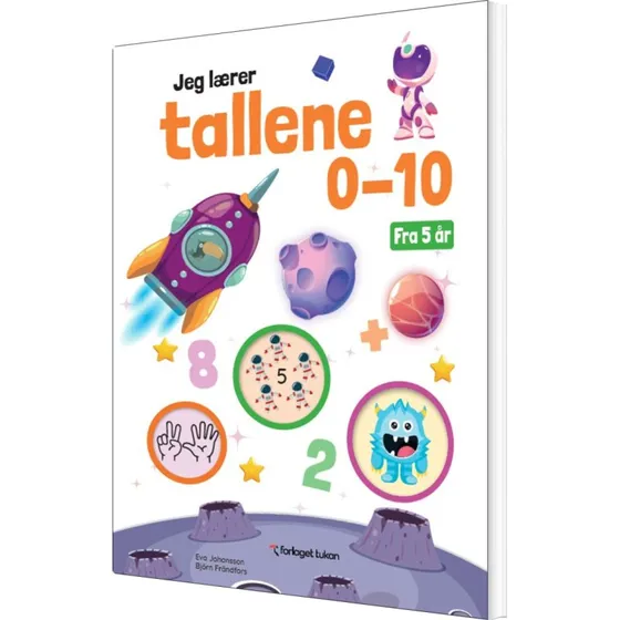 Forlaget Tukan Jeg Lærer Tallene 0-10 – Opgavebog til Børn fra 5 år