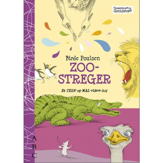 Birde Poulsen: Zoo-streger – Tegn og mal videre i børnebog