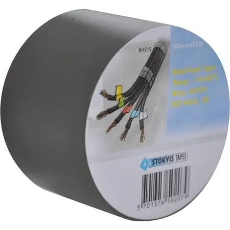 TAPE PVC 25mm x 20m Grå
