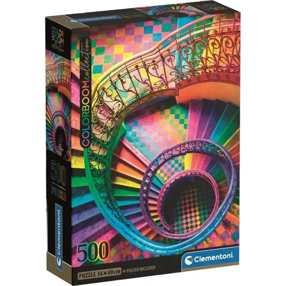 Clementoni Colorboom Stairs 500 Brikker Puslespil