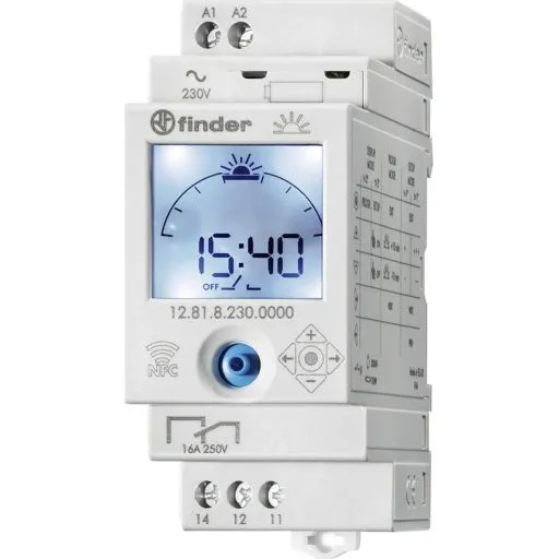 Finder Astrour 1CO 16A 250VAC med ASTRO-funktion