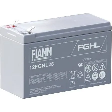 Fiamm 10 Års Blybatteri 12V/7,2Ah