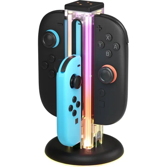 NYXI Zeus Nintendo Switch 1 & 2 Charging Station - Multi Color