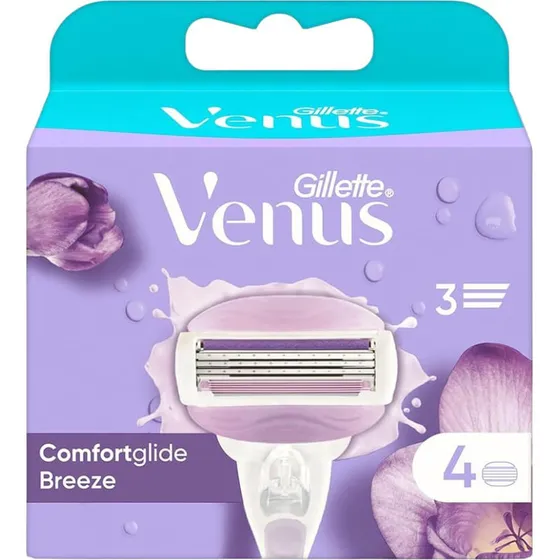 Gillette Venus Comfortglide Breeze Blades 4 stk