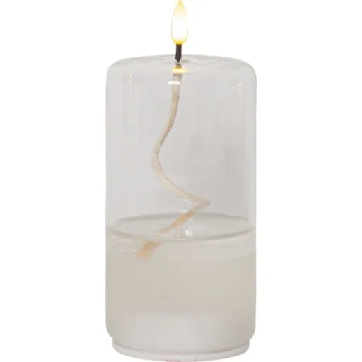 Star Trading Flamme Float LED-stearinlys i glaslanterne