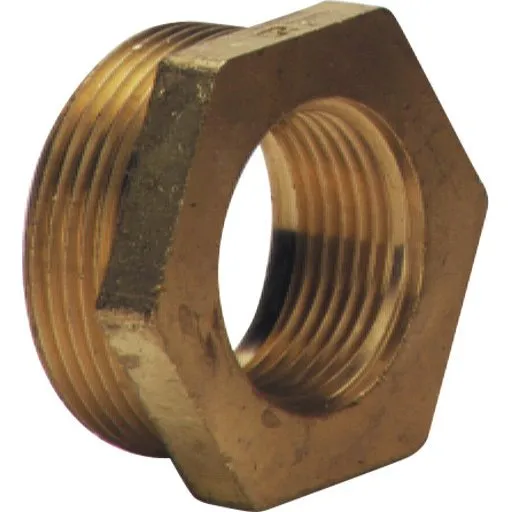 MS Nippelmuffe 3/4" x 1/2" Messing