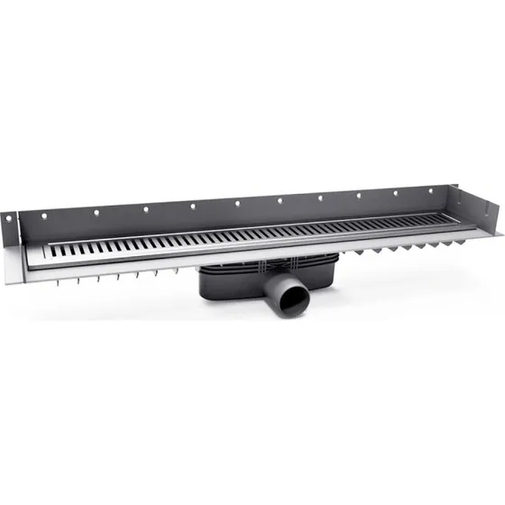 Purus Line Sampak 900 mm, 50 mm vandret, rustfri ramme