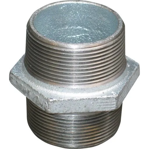 +GF+ Brystnippel galvaniseret 1/4"