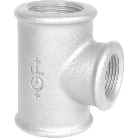 +GF+ T-stykke galv. 1 1/4" x 3/4"