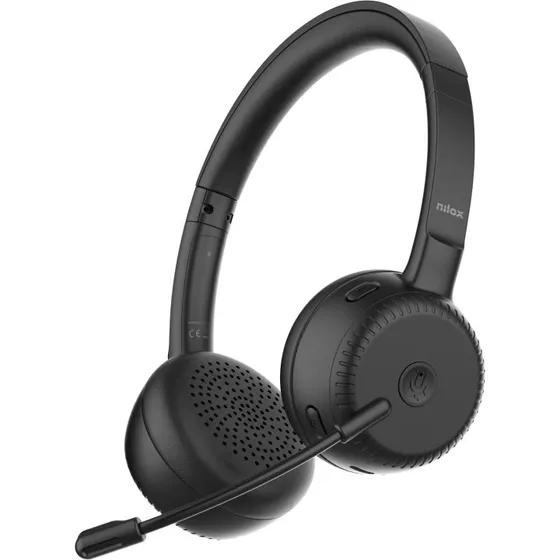 Nilox NXAUCENC01 Trådløst Headset med USB-C/A-Dongel, Sort