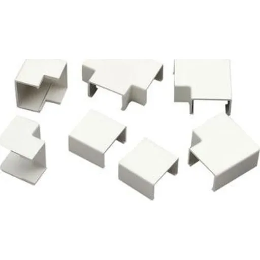 Vinkelsæt 16x10 mm hvid, 7 stk.