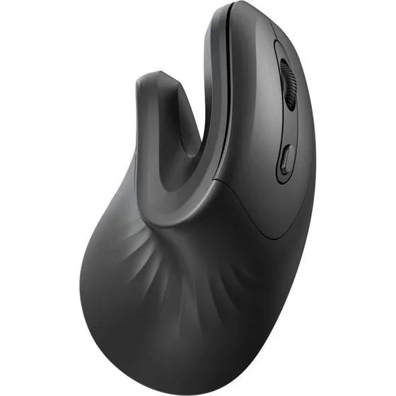 Nilox Ergonomisk Trådløs Vertikal Mus, 3200 DPI, Sort