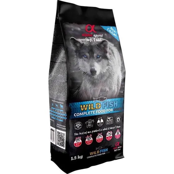 Alpha Spirit Semi-Moist Fisk, 1.5 kg