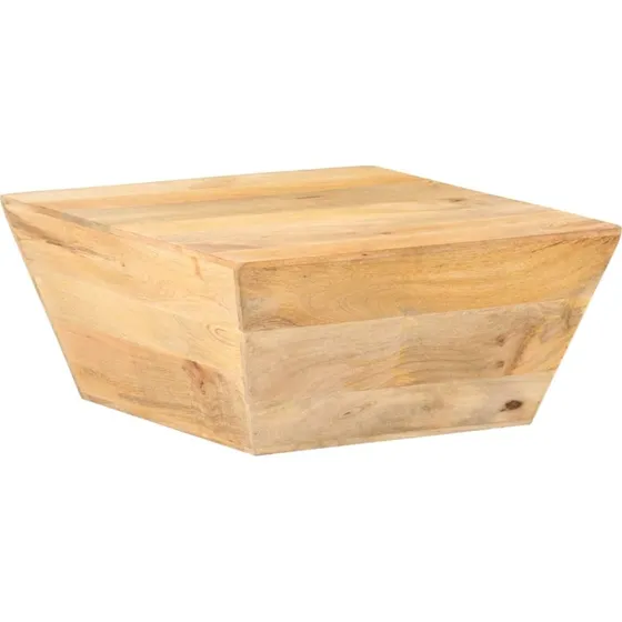 vidaXL Sofabord 66x66x30 cm V-facon i massivt mangotræ