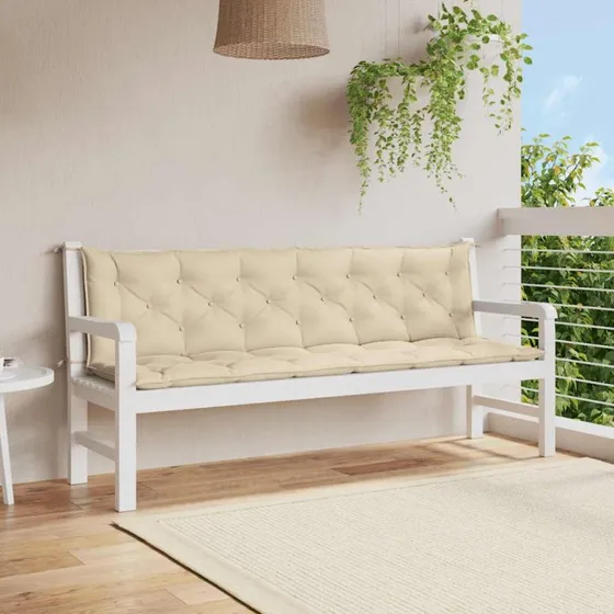 vidaXL Hynde til Havebænk 200x(50+50)x7 cm, Beige