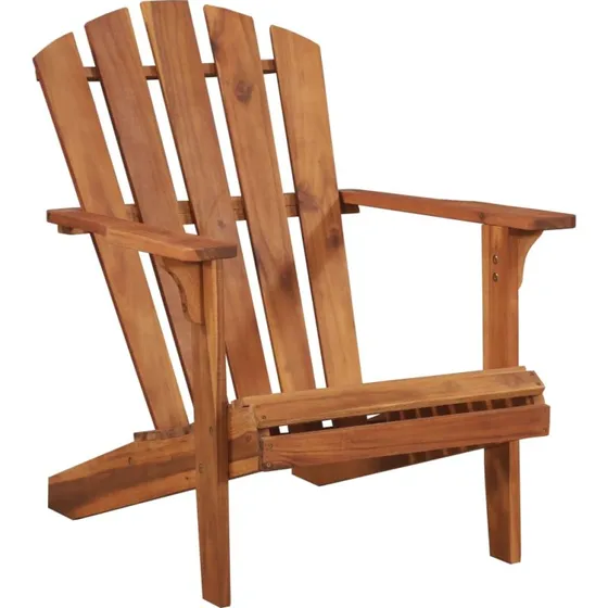 vidaXL Adirondack-havestol i massivt akacietræ, brun