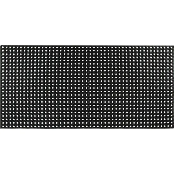 vidaXL Gummimåtte 16 mm 100 x 200 cm, sort
