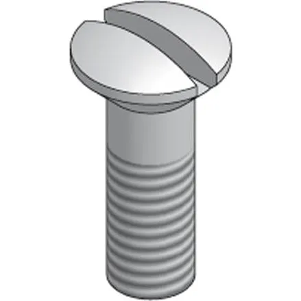 SKRUE M6X10 FZV Delta-sølv
