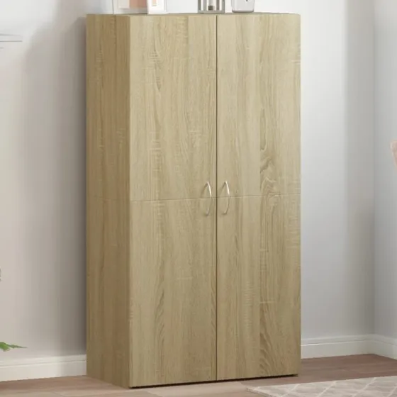vidaXL Arkivskab 60x32x115 cm Sonoma-eg Konstrueret Træ