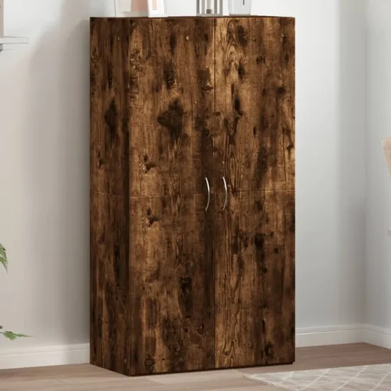 vidaXL Arkivskab 60x32x115 cm røget egetræsfarve