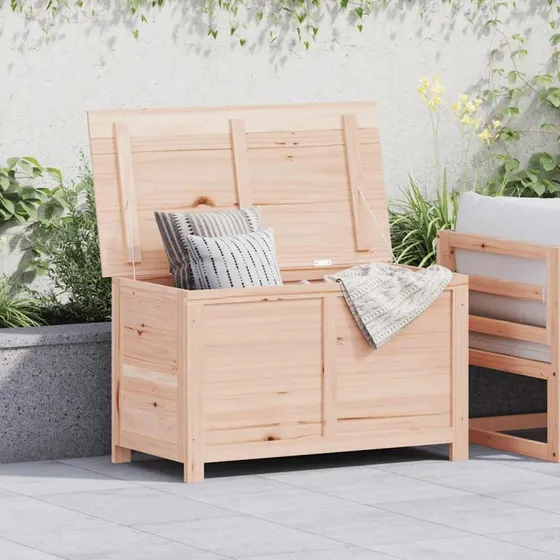vidaXL Udendørs Hyndeboks 100x50x56 cm i Massivt Fyrretræ
