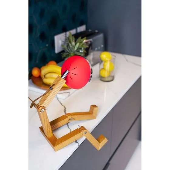 Piffany Copenhagen Mr. Wattson Bordlampe Ash/Flash Red