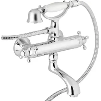 Damixa Tradition Kar/Brusearmatur med Termostat, Krom