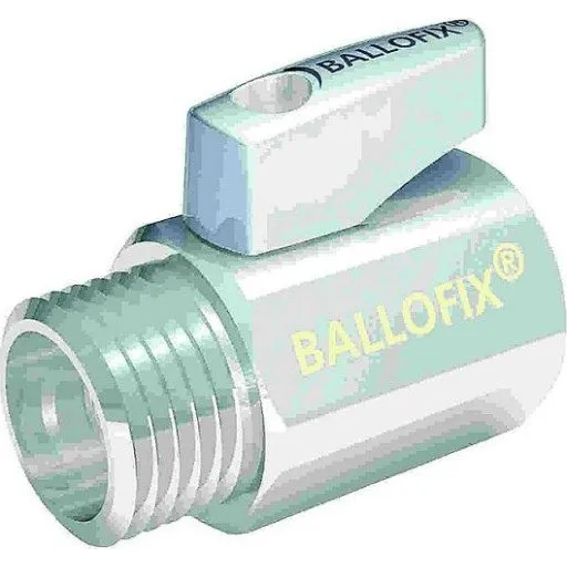 Ballofix kuglehane 1/2" med krom greb