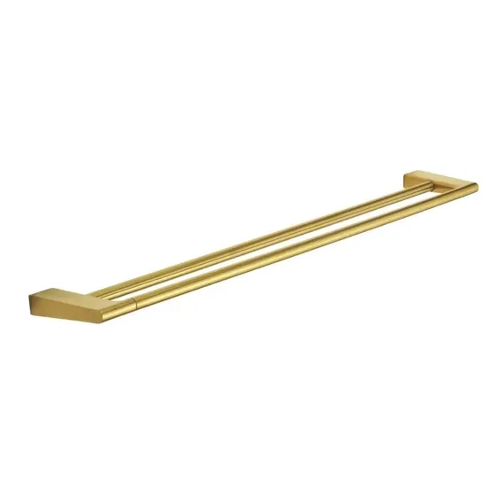 Pressalit Style Håndklædestang, dobbel, 810 mm, børstet messing