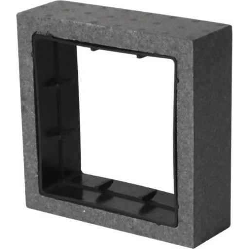 Duka isoleret samlemuffe 100x150 mm, sort med 20 mm Neopor-isolering